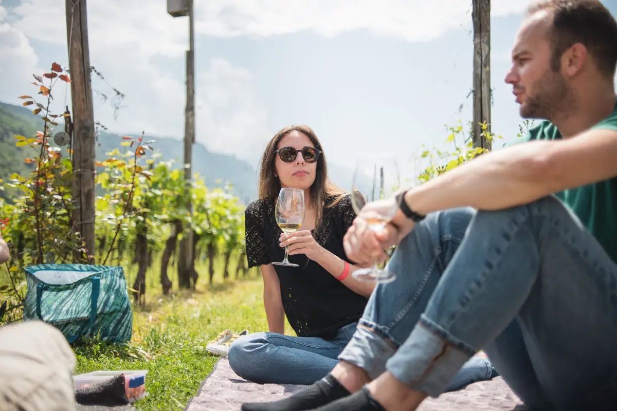 Un picnic tra i vigneti del Trentino di Francesco Moser