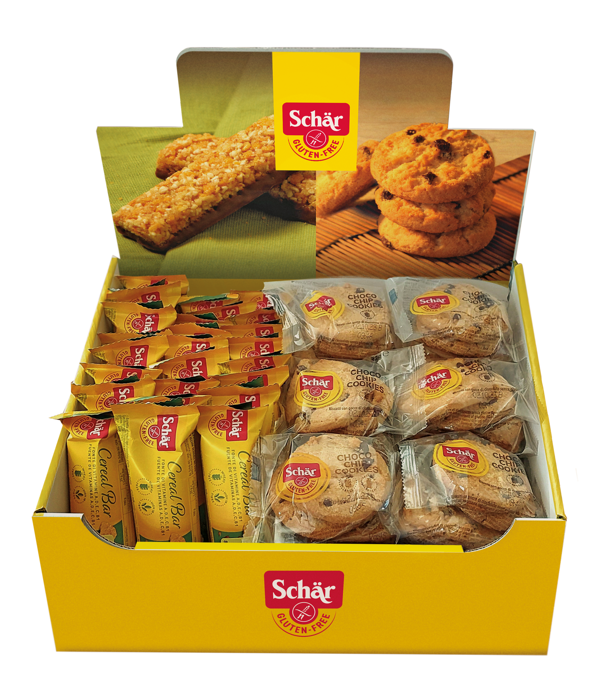Schär Foodservice lancia l’Expo Banco, un pratico espositore di snack gluten-free per il fuori casa